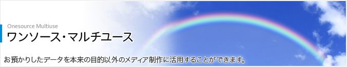 ワンソースマルチユース